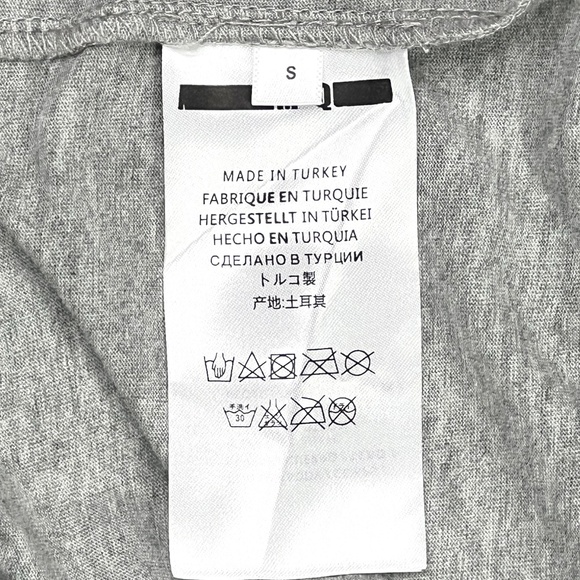 Alexander McQueen Swallow T Shirt Dress in Gray Size Small - Picture 9 of 13